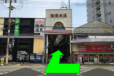 鶴橋駅から当クリニックまでのルート案内